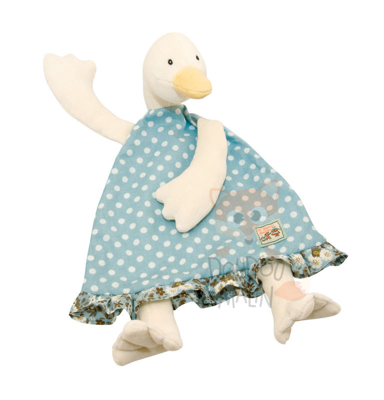  grande famille baby comforter jeanne duck blue dress 